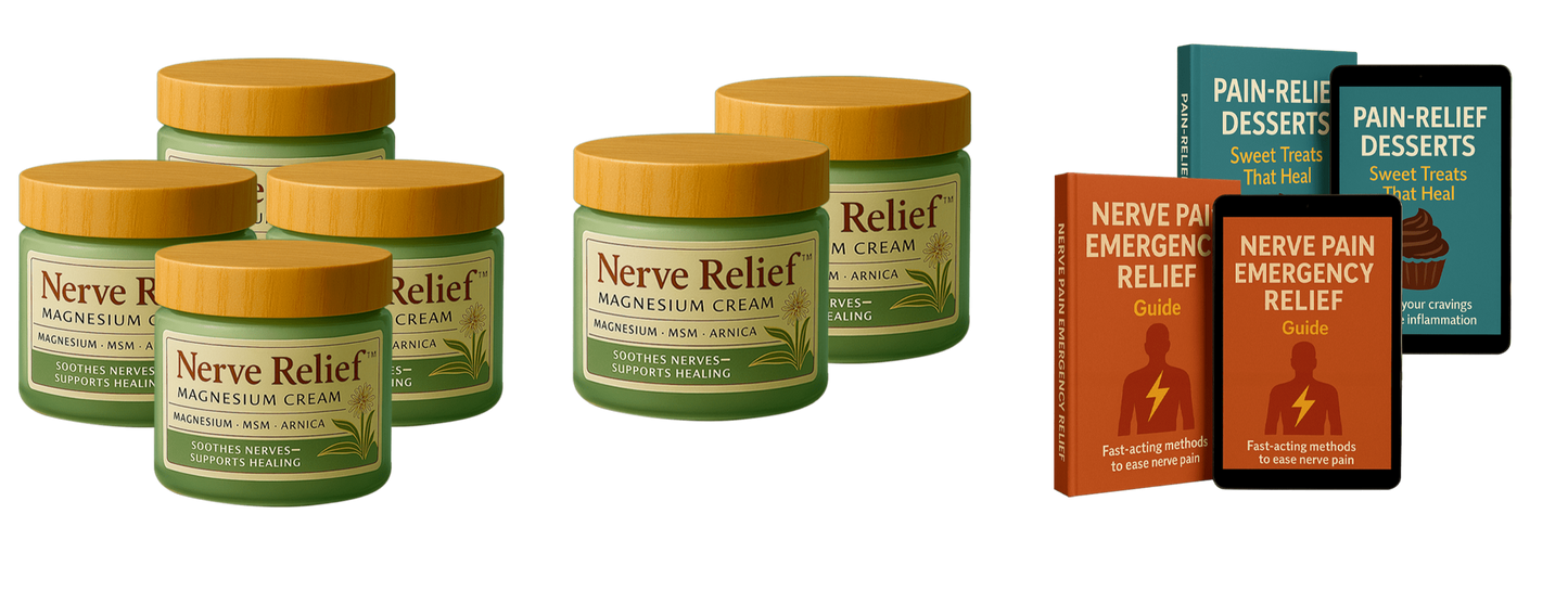 Total Relief Magnesium Cream (6 month supply) - 4+2