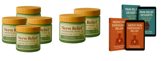 Total Relief Magnesium Cream (6 month supply) - 4+2