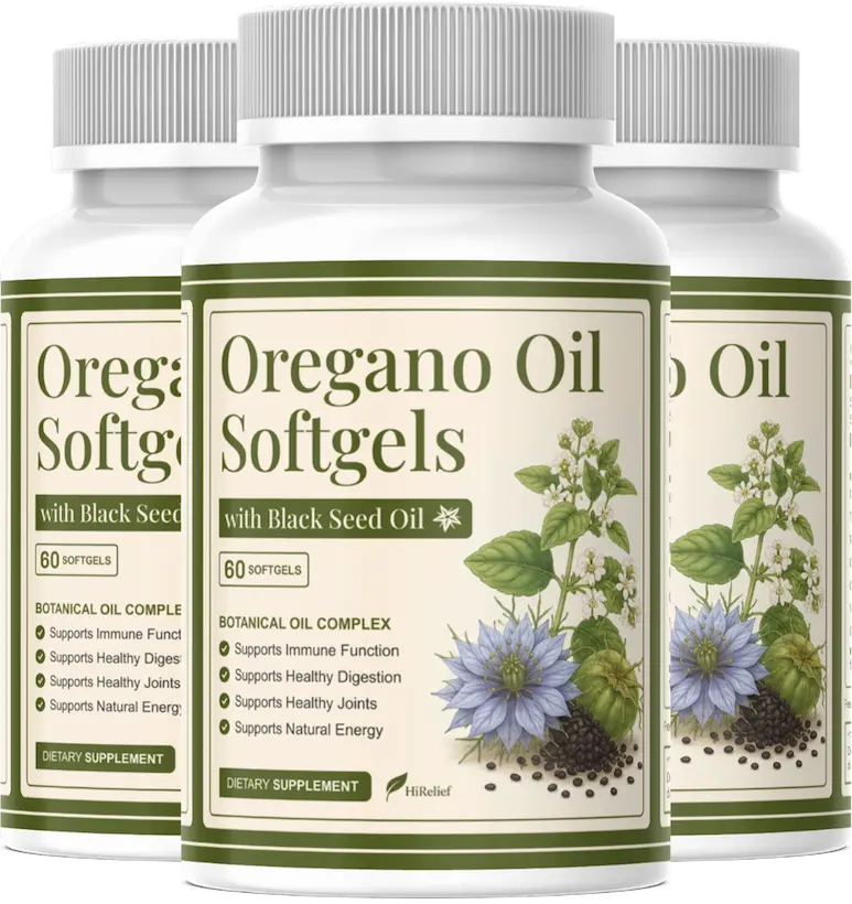 3 x Oregano Oil Softgels