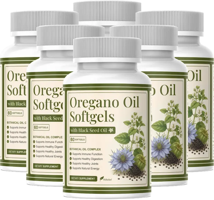 6 x Oregano Oil Softgels